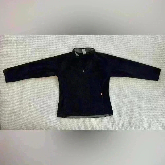 The North Face Women’s Half Zip Black Fleece. Size XL - Picture 1 of 6